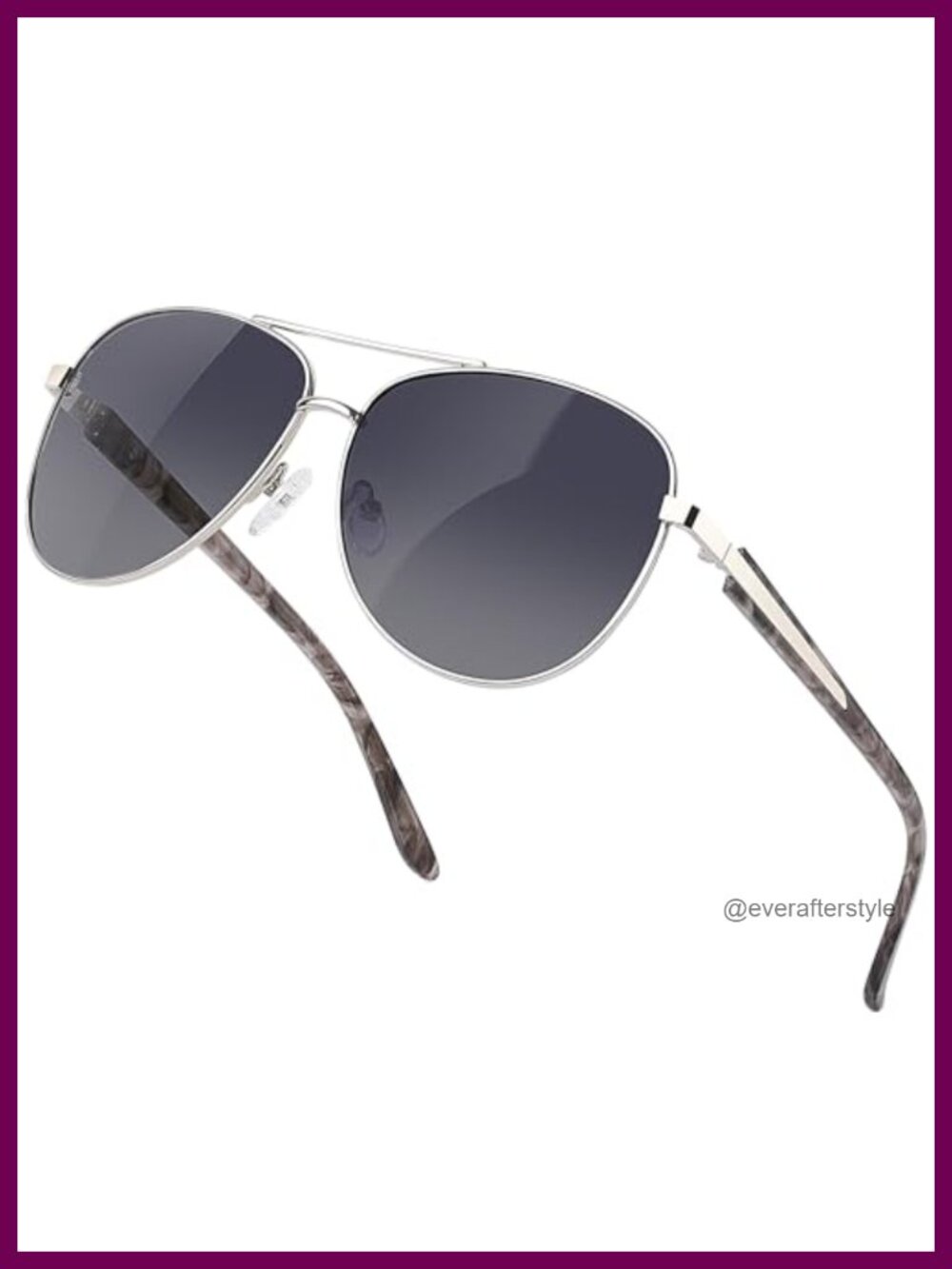 Polarized Aviator Sunglasses Acetate Frame UV400 TAC Lenses Oversized